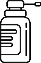 Medical sprayer icon outline vector. Virus system. Body disease