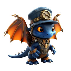 Fototapeta premium Dragon steampunk