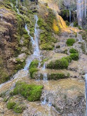 Source of the river Cuervo in the province of Cuenca in Castilla la Mancha, Spain
