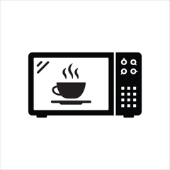 Microwave vector icon. Microwave flat sign design. Microwave symbol pictogram. UX UI icon