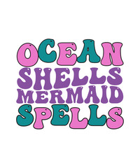 Retro Mermaid SVG Bundle, Retro Mermaid Bundle , Mermaid Silhouette, Shell Png, Dxf, Ep,s Jpg, Mermaid SVG Bundle , Cut Files , Commercial use , Cricut , Clip art ,Retro  Mermaid Tail,Printable, Vecto