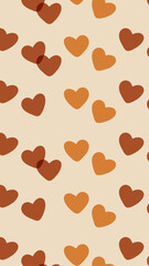 Elegante pattern, motivo y/o patrones de corazones. 