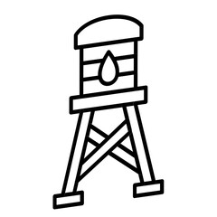 Water Tower Icon