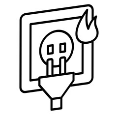Electricity Fire Icon