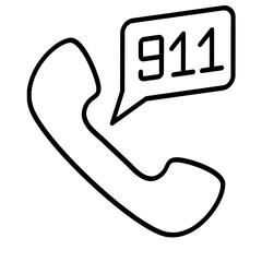 Call 911 Icon