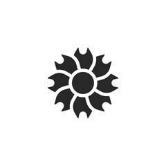 Flower icon, isolated Flower sign icon, vector illustration