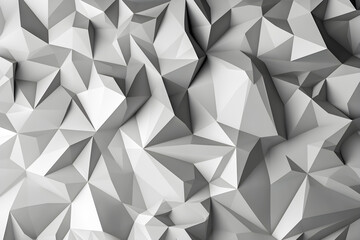 Obraz premium Design a sleek, modern geometric triangle pattern with abstract textures polygon in a gray and white color scheme.