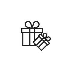 Gift icon, isolated Gift sign icon, vector illustration