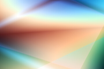 Abstract colorful background design using light & bright colors of orange, blue & green gradients. Used as a wallpaper, backdrop, cover photo, or as a virtual background.