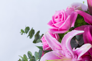 Many kinds of flowers that was photographed clearly