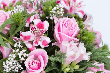 Many kinds of flowers that was photographed clearly