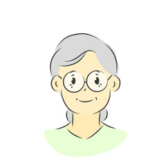 portrait of an old person