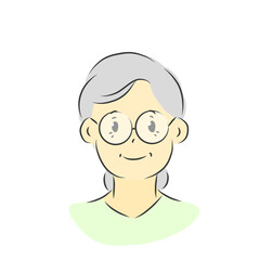 portrait of an old person