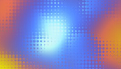 Abstract defocused horizontal background with pop art halftone dots. Vector image. © kastanka