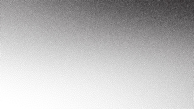 Noise grain background, pointillism dots gradient or stipple effect, vector dotwork pattern. Grain noise halftone or grainy texture with dotwork grain noise