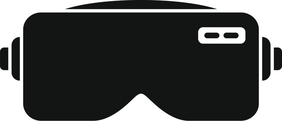 Cyber headset icon simple vector. Digital device. Gamer simulation