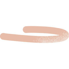 Beige Grainy Stipple Squiggle 