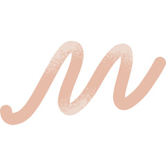 Beige Grainy Stipple Squiggle 