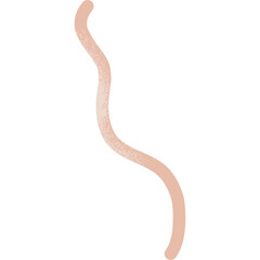 Beige Grainy Stipple Squiggle 