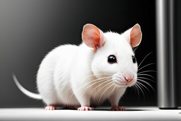 White rat. Generative Ai