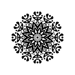modern and cool mandala illustration.