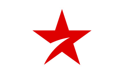 Star logo graphic design template vector image