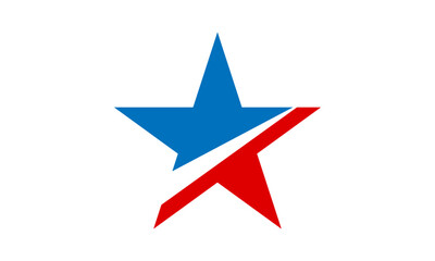 Obraz premium Star logo graphic design template vector image