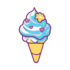 Ice Cream Vector Illustration