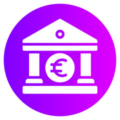 bank gradient icon