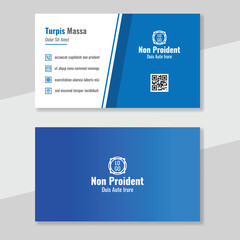 Modern Business Card Template .