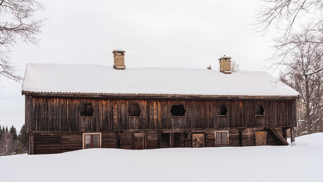 Farmhouse building of Stenberg open-air museum.