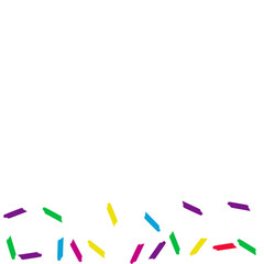 Falling Brush Celebration Vector White