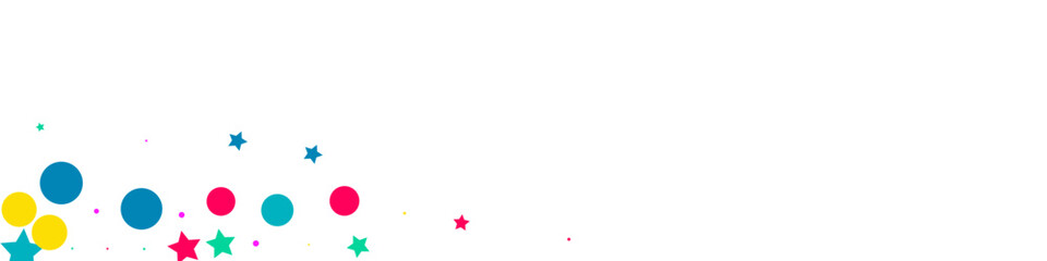 Color Splash Decoration Vector White Panoramic