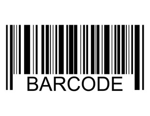 Barcode vector icon. Bar code for web flat design. Isolated illustration