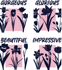 Matisse Abstract Art Set, Aesthetic Modern Art, Boho Decor, Minimalist Art, Illustattion, Vector, Poster, Postcard. Collection for decoration. Vector all isolated