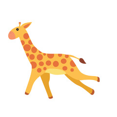 giraffe pose vector 