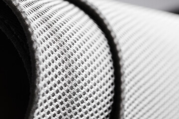 modern waterproof flexible temperature control materials, multifunctional smart textile close-up