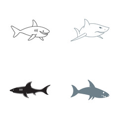 Fish logo template