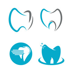 Dental logo template vector illustration