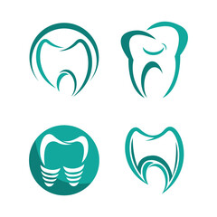 Dental logo template vector illustration