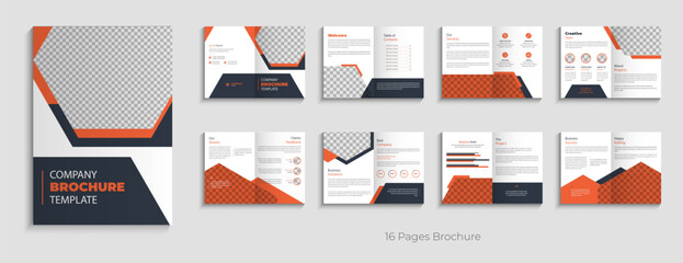 Creative Corporate company profile brochure template design layout