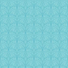 Gordijnen Seamless texture with floral arabic ornament. Vector vintage pattern. Oriental design for textile and cloth © dacascas