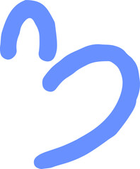 Hand Drawn Cute Cartoony Expression Sign Doodle Line Vector