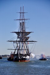 The USS Constitution Boston Harbor 2019 