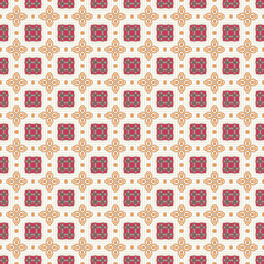 Fototapeta na wymiar Seamless Mandala Classic Antique Shape Tile Template Luxury Print Beautiful Fashion Modern Decorative Geometric Backdrop Texture Fabric Design Retro Art Wallpaper Textile Background Pattern.