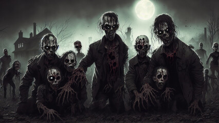 End of the world halloween living dead generative ai
