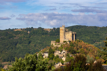 Fototapeta premium Chateau de Najac, Aveyron, Southern France