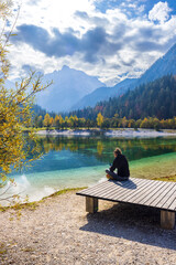 Jasna pond near Kranjska Gora, Triglavski national park, Slovenia