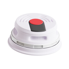 3d smoke detector illustration