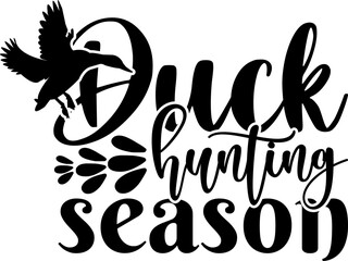 Duck hunting season t shirt design 
